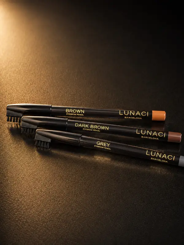 LUNACI Eyebrow Pencil - Brown, Dark Brown, Grey